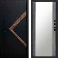 Дверь Termo-door Плэй Зеркало бетон темный
