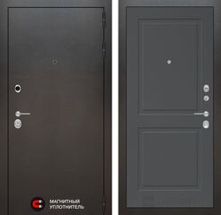 Дверь Лабиринт Сильвер 11 - Графит софт