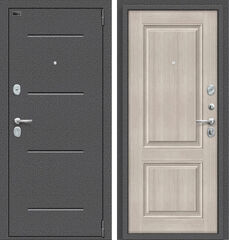 Дверь Браво Porta S 104.К32 Антик Серебро и Cappuccino Veralinga
