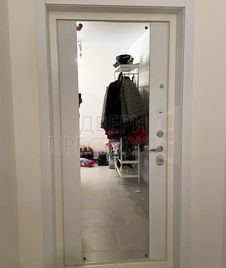 Дверь Лабиринт Trendo Максимум с зеркалом - Белый софт - фото внутри.jpg