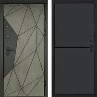 Дверь Termo-door Геометрия Бетон Нео графит