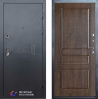 Дверь Termo-door Техно графит Классика в цвете дуб