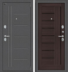 Дверь Браво Porta S 109.П29 Антик Серебро и Wenge Veralinga