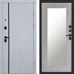 Дверь Termo-door Simple white Зеркало триумф бетон светлый