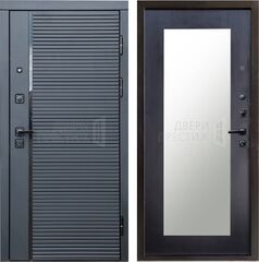 Дверь Termo-door Black Line Зеркало триумф в цвете Венге
