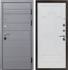 Дверь Termo-door Grey Line Арка в цвете Белое дерево