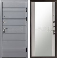 Дверь Termo-door Grey Line Зеркало в цвете Лиственница