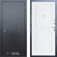 Дверь Termo-door Техно графит Классика в цвете лиственница