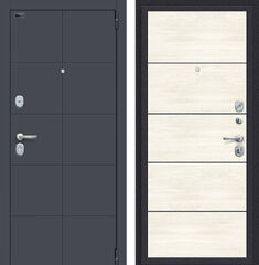 Дверь Браво Porta S 10.П50 (AB-6) Graphite Pro и Nordic Oak