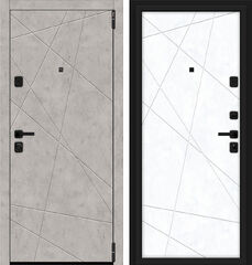 Дверь Браво Porta M 15.15 Grey Art и Snow Art