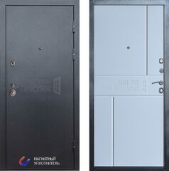 Дверь Termo-door Техно графит Горизонт в цвете белый